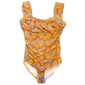 Albion Women's Fit the Florence Off Shoulder One Piece Swimsuit XXL